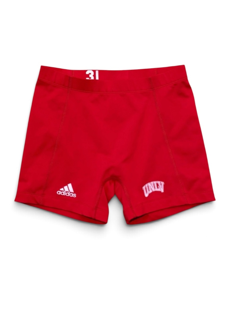UNLV Adidas Volleyball Shorts Women’s Size Large Red Compression Climalite